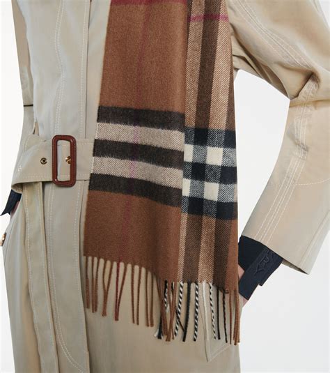 burberry scarf check|burberry giant check cashmere scarf.